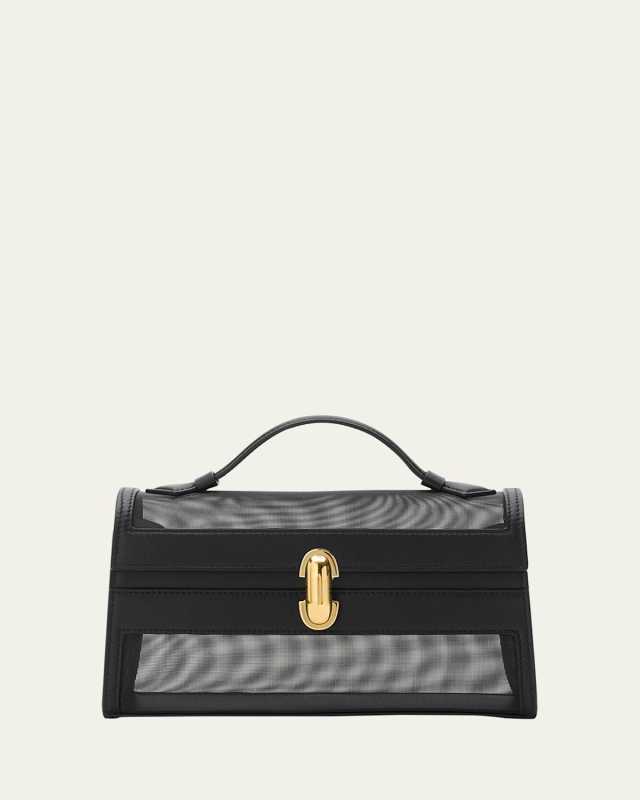Symmetry Mesh Pochette Bag